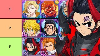 BEST Heroes TIER LIST Emergency Changes Edition  Seven Deadly Sins Grand Cross [upl. by Satsoc253]