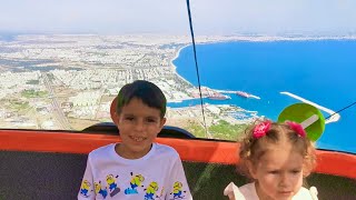 Antalya teleferik gezisi  Cable Car journey in Antalya [upl. by Ansaev]