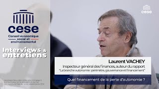 Laurent VACHEY  Financement de la perte dautonomie  CESE [upl. by Anaerdna]