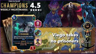 Weekly Nightmare 45 stars  VIego dominates as usual  Path of Champions [upl. by Yankee]