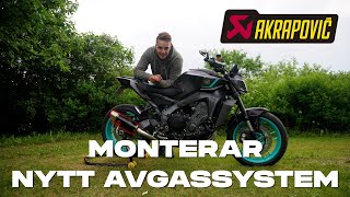 MONTERAR NYTT AVGASSYSTEM PÅ MIN MOTORCYKEL [upl. by Pellet]