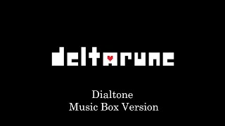 Dialtone  Deltarune  Music Box 1 Hour Loop [upl. by Aruasor]