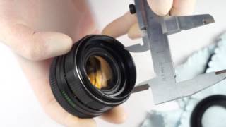 HELIOS 44m4 258 russian lens fungus removal [upl. by Eugnimod925]