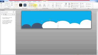 Create Banner Using MS Word [upl. by Ppik175]