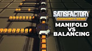 Satisfactory Manifold vs Load Balancing for Belts  Tutorial [upl. by Hurlee]