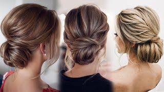 Simple updo for long hair  Bridesmaid hairstyles 2020  Wedding hairstyles that last all day [upl. by Hammerskjold]