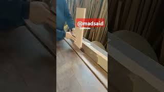 Teknik kerja tukang kayu bikin panel pintu vidioshort penggergajiankayu wood woodworking [upl. by Atiugal388]