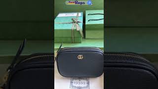 Gucci GG Marmont Super Mini Shoulder Bag 772759 Black [upl. by Dino657]