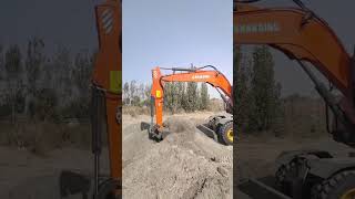 What to do with a Volvo Wheeled Excavator after work Part 15 of 16 [upl. by Okwu601]