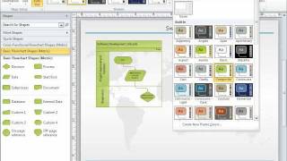 Microsoft Visio Tutorial  Video 2 of 3 [upl. by Aalst725]