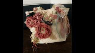 Learn to make your own Shabby Chic Boho Style Tote Bag [upl. by Icken]