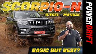 Is the Mahindra ScorpioN Diesel Manual the best of the lot  Review  PowerDrift [upl. by Akehsat]