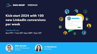 Kick start 2024 with 100 LinkedIn conversions per week [upl. by Martell]