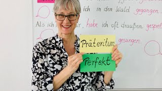 Sprechen über Vergangenheit  Perfekt und Präteritum  B1  Deutsch lernen [upl. by Terina99]