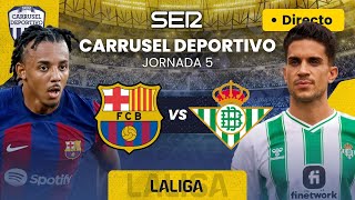 ⚽️ FC BARCELONA vs REAL BETIS  EN DIRECTO LaLiga 2324  Jornada 5 [upl. by Hawkie]