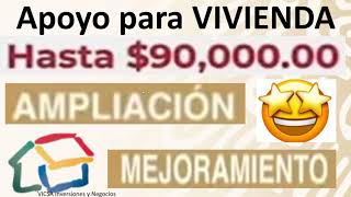 Como Registrarse AYUDAS para VIVIENDA 💰 Mejoramiento o Ampliación 🏡 Son Apoyos No Créditos [upl. by Imoyaba]