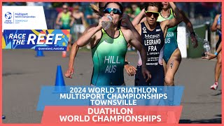 Race Highlights  2024 World Duathlon Championships  Elite amp U23 Mens Race [upl. by Ocirred217]