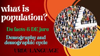 what is population what is demography Demographic cycle [upl. by Iramo]