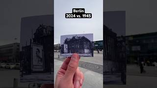 THEN amp NOW – Berlin History Berlin old photo berlin timetravel ww2 history [upl. by Vescuso640]