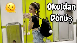 Okuldan dönüş vlog [upl. by Yahc353]