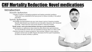 CHF Mortality Reduction Ivabradine and SacubitrilValsartan [upl. by Nosro75]