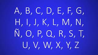 SPANISH Alphabet and Numbers 1 to 10 🗣️ Spanish PRONUNCIATION from Spain  Real Voice Native Speaker [upl. by Aerdnad]