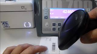 DD700 RCD lettore barcode stampa automatica [upl. by Seldun]