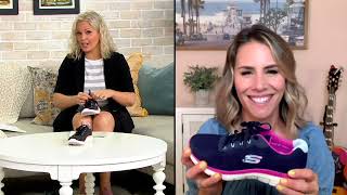 Skechers Washable Flex Appeal 40 Lace Up Sneakers  Fresh Move on QVC [upl. by Gnov568]