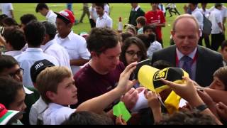 Liverpool legends Fowler McAteer and Hamann visits Jumeira Baccalaureate School [upl. by Anuahs]