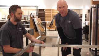 Lshaped desks  pratt vs parsons assembling [upl. by Sterne]