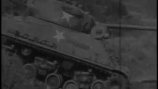 US tanks in action in Korea [upl. by Minton]