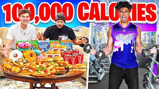 2HYPE Eats amp Burns 100000 Calories in 24 Hours Challenge [upl. by Lletnuahs536]