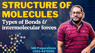 Coordinate covalent Bond  Intermolecular Forces  Hydrogen Bonding  Structure of Molecules  Ch 4 [upl. by Allesor940]