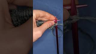 how to do stockinette stitch in knitting [upl. by Eemia]