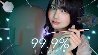 ASMR｜絶対寝ちゃう😴10種類の最高音質な耳かき👂声ありamp声なし [upl. by Molli]