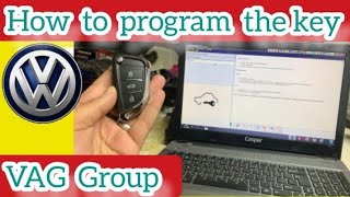 EASIEST WAY TO PROGRAMM A KEY VAG Group  VW [upl. by Pinchas]