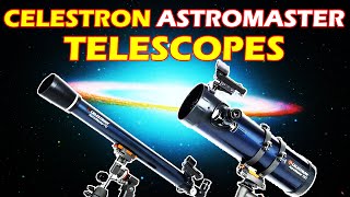 Celestron AstroMaster Series  70mm 90mm 102mm 114mm 130mm AZ amp EQ Beginner telescopes [upl. by Conah860]