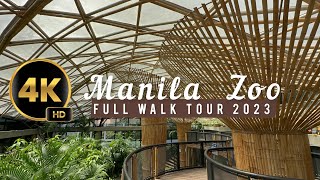 4K THE NEW MANILA ZOO  Full Walk Tour 2023  Manila Philippines 🇵🇭 [upl. by Edveh]