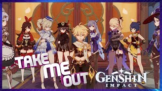 Aether Harem King Genshin Take Me Out Part 2 [upl. by Eelreveb]