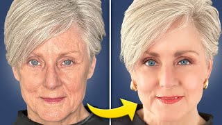 BECOME AGELESS With This Everyday Makeup Routine 50 [upl. by Calv]