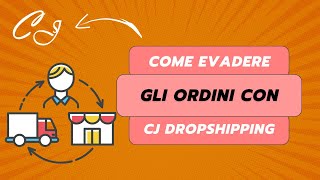 Come evadere gli ordini con CJ Dropshipping Tutorial Shopify ITA [upl. by Llerrehs]