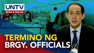 COMELEC susunod lang kung babaguhin ang termino ng brgy officials [upl. by Annat]