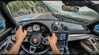 Porsche Boxster 718 Cabrio  20 300HP   POV Test Drive 609 Joe Black [upl. by Azyl538]