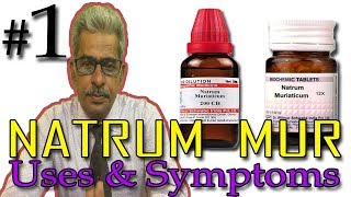 Natrum Mur in Hindi Part 1  Uses amp Symptoms in Homeopathy by Dr PS Tiwari [upl. by Clovah]