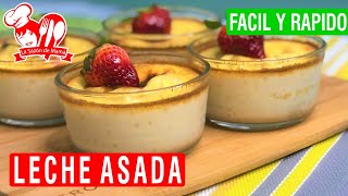 LECHE ASADA – RECETA PERUANA – FACIL Y RAPIDO – La Sazón de Mamá [upl. by Olivie]