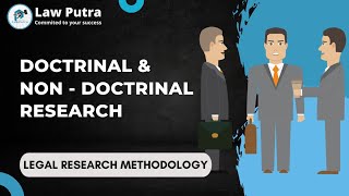 Doctrinal amp Non  Doctrinal Research  Legal research methodology  LawPutra [upl. by Trinette]