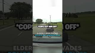 Elderly Man EVADES Cops on Lawnmower 😳🤯 [upl. by Ssenav]