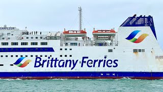 MV Barfleur Departs Poole 6424 [upl. by Reeher]