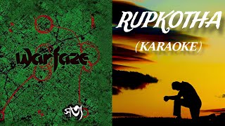 RUPKOTHA KARAOKE WITH LYRICSWARFAZE lyricvideo karaoke song karaokelyrics bandsong warfaze [upl. by Yer]