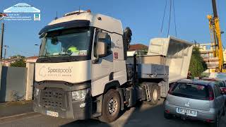 Mercredi 18 septembre  Installation dune STAR 6 à BORDEAUX CAUDERAN avec une grue mobile 🏘 🚛 🏗🩳👙 [upl. by Elleivad]